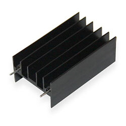 Радіатор алюмінієвий 40*23*16MM D40 2-pin