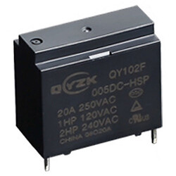 Реле QY102F-012DC-HSP 20A 1A coil 12VDC
