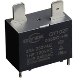 Реле QY102F-024DC-HS 20A 1A coil 24VDC