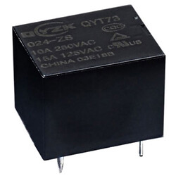 Реле QYT73-024DC-HS 10A 1A coil 24VDC