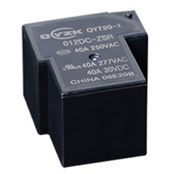 Реле QYT90-2-024DC-ZSR 40A 1C coil 24VDC
