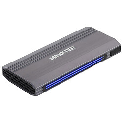 Внешний USB карман для SSD Maxxter EHDE-2280SRGB-01, Черный