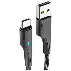 Кабель Essager Rousseau EXCT-LS01, Type-C, 1.0 м., Чорний