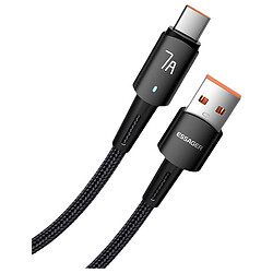 Кабель Essager Sunset EXC7A-CG01-P, Type-C, 1.0 м., Черный