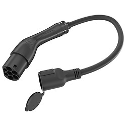 Переходник EnerGenie EV-T2MACF-3.7KW-0.5M, Черный