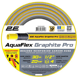 Шланг 2Е AquaFlex Graphite Pro 2E-GHE12GEP30