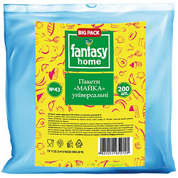 Пакеты майка полиэтиленовые универсальные Fantasy Home №43