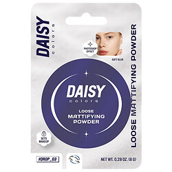 Пудра для лица рассыпчатая матующая DAISY COLORS, 8 г