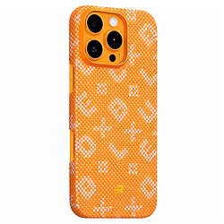 Чохол (накладка) Apple iPhone 16 Pro, BlueO Gilded Tactile Woven, MagSafe, Помаранчевий