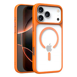 Чохол (накладка) Apple iPhone 17 Pro Max, Epik Metal Buttons, MagSafe, Помаранчевий