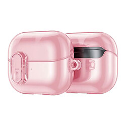 Чохол (накладка) Samsung Galaxy Buds 3 / Galaxy Buds 3 Pro, Dux Ducis Transparent, Рожевий