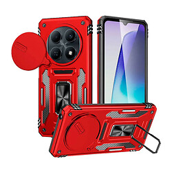 Чехол (накладка) Xiaomi Poco M8 Pro 5G / Redmi Note 15 Pro Plus, Epik Camshield Army Ring, Красный