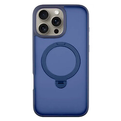 Чохол (накладка) Apple iPhone 17 Pro, Epik Metal Buttons HQ Ring, MagSafe, Dark Blue, Синій