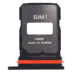 Утримувач SIM-картки Xiaomi Redmi Note 15 Pro, З роз'ємом на карту пам'яті, Чорний