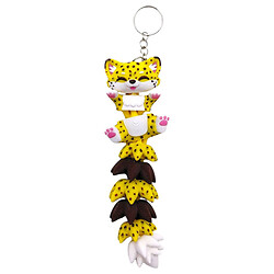 Брелок "Flexi Cheetah Long Tail/ Гепард Хвостик Keychain", 3D печать, OYTOY