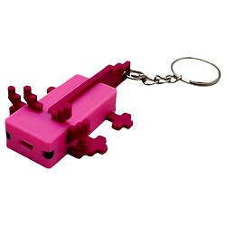 Брелок "Minecraft / Майнкрафт: Axolotl/ Аксолотль Keychain", 3D печать, OYTOY