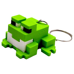 Брелок "Minecraft / Майнкрафт: Frog / Жабка Keychain, Зеленый", 3D печать, OYTOY