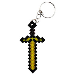 Брелок "Minecraft / Майнкрафт: Sword Tool / Меч Keychain, Золотой", 3D печать, OYTOY