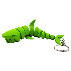 Брелок "Flexi Shark / Акула Keychain", 3D печать, OYTOY