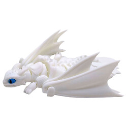 Брелок "Hero Dragon Light Fury/ Дневная Фурия", 17см, 3D печать, OYTOY