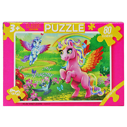 Пазли "Казка: поні з пташкою", 80 ел., Dankotoys