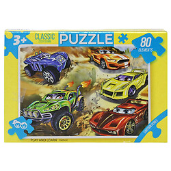 Пазлы "Сказка: тачки 5 штук", 80 эл., Dankotoys