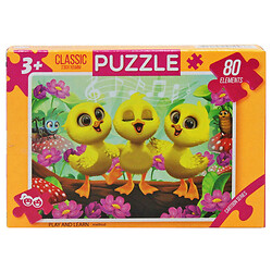 Пазлы "Сказка: цыплята", 80 эл., Dankotoys