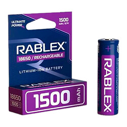 Акумулятор Rablex 18650, 1500 mAh