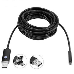 Эндоскоп - Android IP67, d=7mm, 1Mpix, 6LED, uUSB, USB, 2m