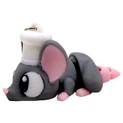 Брелок "Cute Chef Mouse / Мишка Рататуй", Keychain, 3D печать, OYTOY