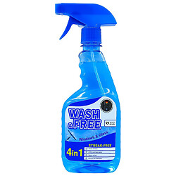 Засіб для миття скла, дзеркал Wash&Free 4в1, спрей 500 мл