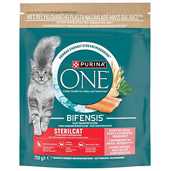 Корм для дорослих кішок сухий Purina ONE Sterilcat з лососем, 750 г