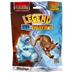 Стретч-іграшка колекційна серія "Legend of animals: Лід та полум'я", Sbabam