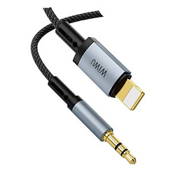 Адаптер Wiwu Wi-C048L Legend Apple iPhone SE 2022 / iPhone 14 Pro Max / iPhone 14 Plus / iPhone 14 Pro / iPhone 14 / iPhone 13 Pro / iPhone 13 Mini / iPhone 13 / iPhone 13 Pro Max / iPhone 12 Mini / iPhone 12 Pro Max, Lightning, 1.5 м., 3.5 мм., Черный