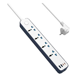 Мережевий подовжувач Wiwu Wi-S007 Power Strip, 2.0 м., Білий