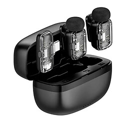 Микрофон петличный Wiwu Wi-WM008, Черный