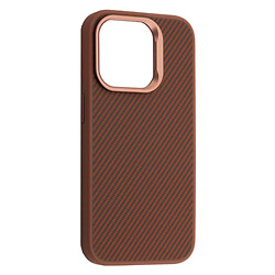 Чехол (накладка) Apple iPhone 17, KEVLAR, MagSafe, Коричневый
