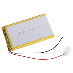 Акумулятор універсальний, 2100 mAh, 4,1 x 40 x 70 мм.