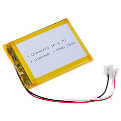 Аккумулятор универсальный, 2100 mAh, 4,4 x 45 x 61 мм.