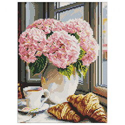 Алмазная мозаика "Яркий букет гортензий", 30х40см, Ідейка
