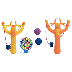 Игрушка-рогатка с мишенью, микс цветов, Mic