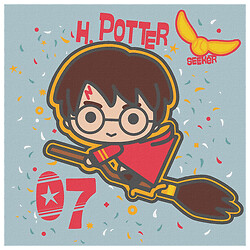 Картина по номерам "Harry Potter: Полет на метле", 25х25 см, Ідейка