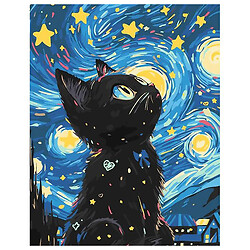 Картина по номерам "KITTENʼS NIGHT", 40x50 см, Riviera Blanca