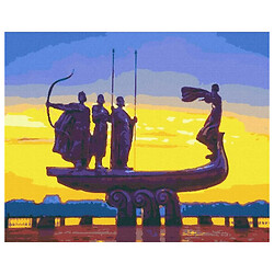 Картина по номерам "Цвета ПОБЕДЫ", 40x50 см, Riviera Blanca