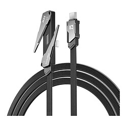 USB кабель Remax CB53 Apple iPhone SE 2022 / iPhone 14 Pro Max / iPhone 14 Plus / iPhone 14 Pro / iPhone 14 / iPhone 13 Pro / iPhone 13 Mini / iPhone 13 / iPhone 13 Pro Max / iPhone 12 Mini / iPhone 12 Pro Max / iPhone 12 Pro, Lightning, 1.2 м., Черный