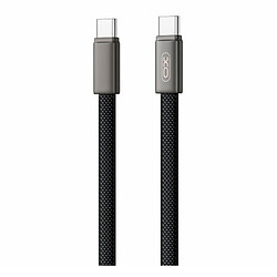 USB кабель XO NB-Q307 Ultra-thin, Type-C, 1.0 м., Чорний