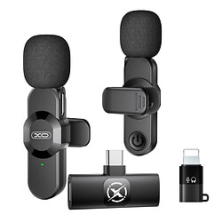 Микрофон петличный XO MC14, Черный