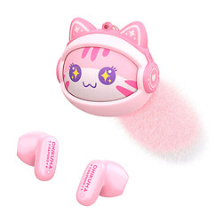 Bluetooth-гарнітура Onikuma TX603 Pink Kitty, Стерео, Рожевий