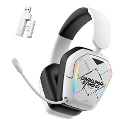Bluetooth-гарнітура Onikuma GT883 Gaming, Стерео, Білий