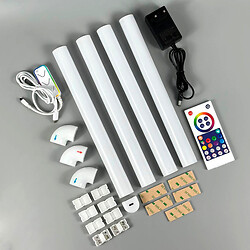 Настенные модульные Smart LED панели DIY-SLX06 RGBIC, Белый
